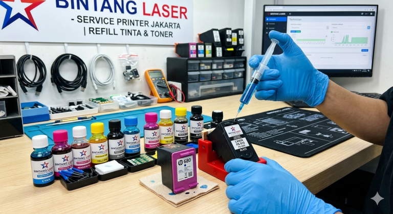 Refill Tinta Cartridge Jakarta Bintang Laser